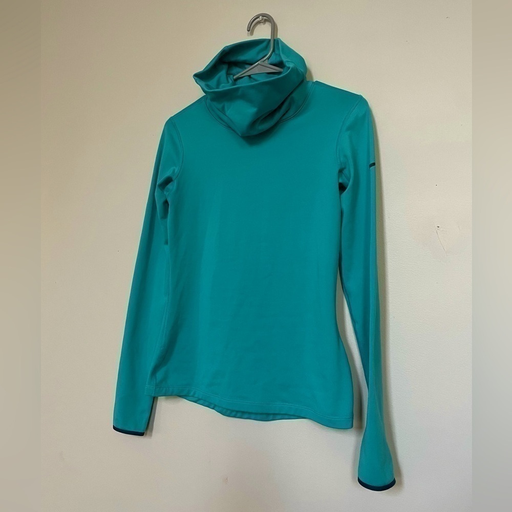Women’s Nike Pro Dri-Fit Long Sleeve Shirt - Teal - Size: S